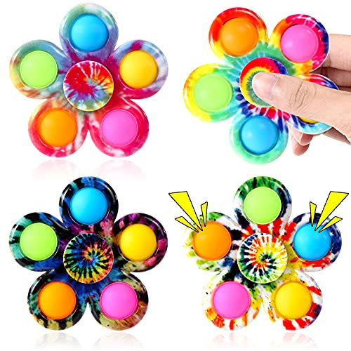 Effacera Fidget Spinners Toys 4 Pack, Easter Basket Stuffers Sensory Fidget Toys for Kids Adults, Bulk Pop Stress Relief ADHD Autism Products for Kids Girls Boys Birthday Gifts Classroom Prize | Amazon (US)