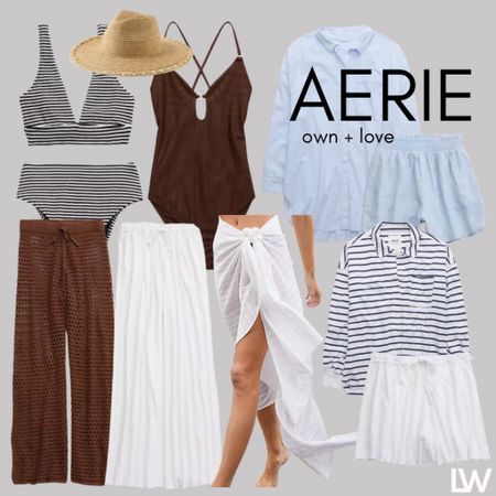 Lots of good Aerie summer items that I own and love. Sales happening now too! I always grab the long size in bathing suits of available…. And a M in bikinis. Everything else is true to size. 

#LTKfindsunder100 #LTKfindsunder50 #LTKstyletip