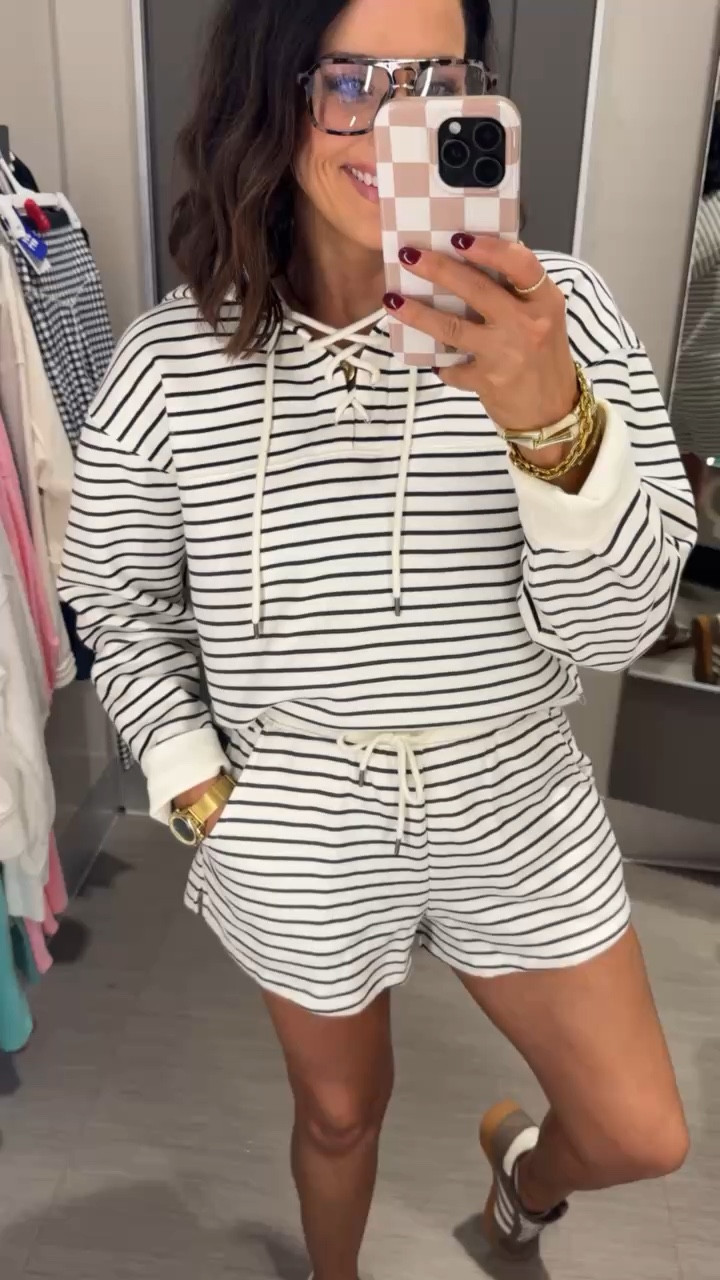 such a good target matching set… comfy enough to lounge but cute enough to wear out

target set, striped lounge set, casual outfit idea, summer outfit, affordable find

#targetfinds #ltkunder50 #summerstyle #casualoutfits #affordablestyle #loungewear
