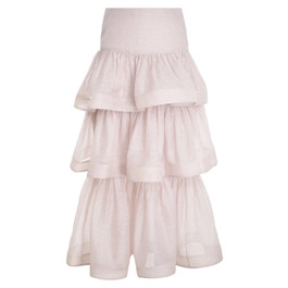 Rhythmic Tiered Midi Skirt | ZIMMERMANN (APAC)