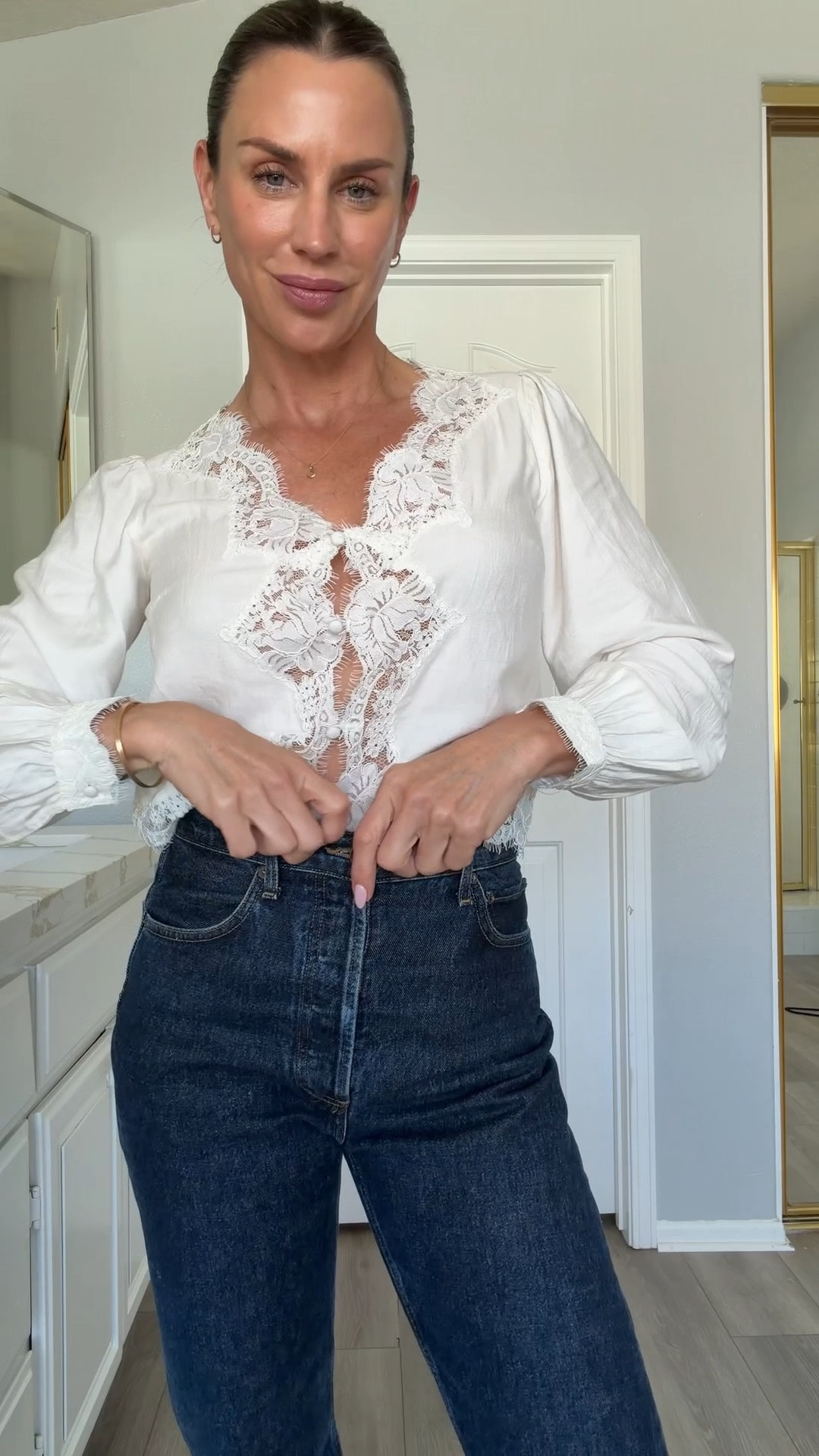 A timeless romantic blouse ✨🫶 

#LTKootd #LTKgrwm #LTKOver40