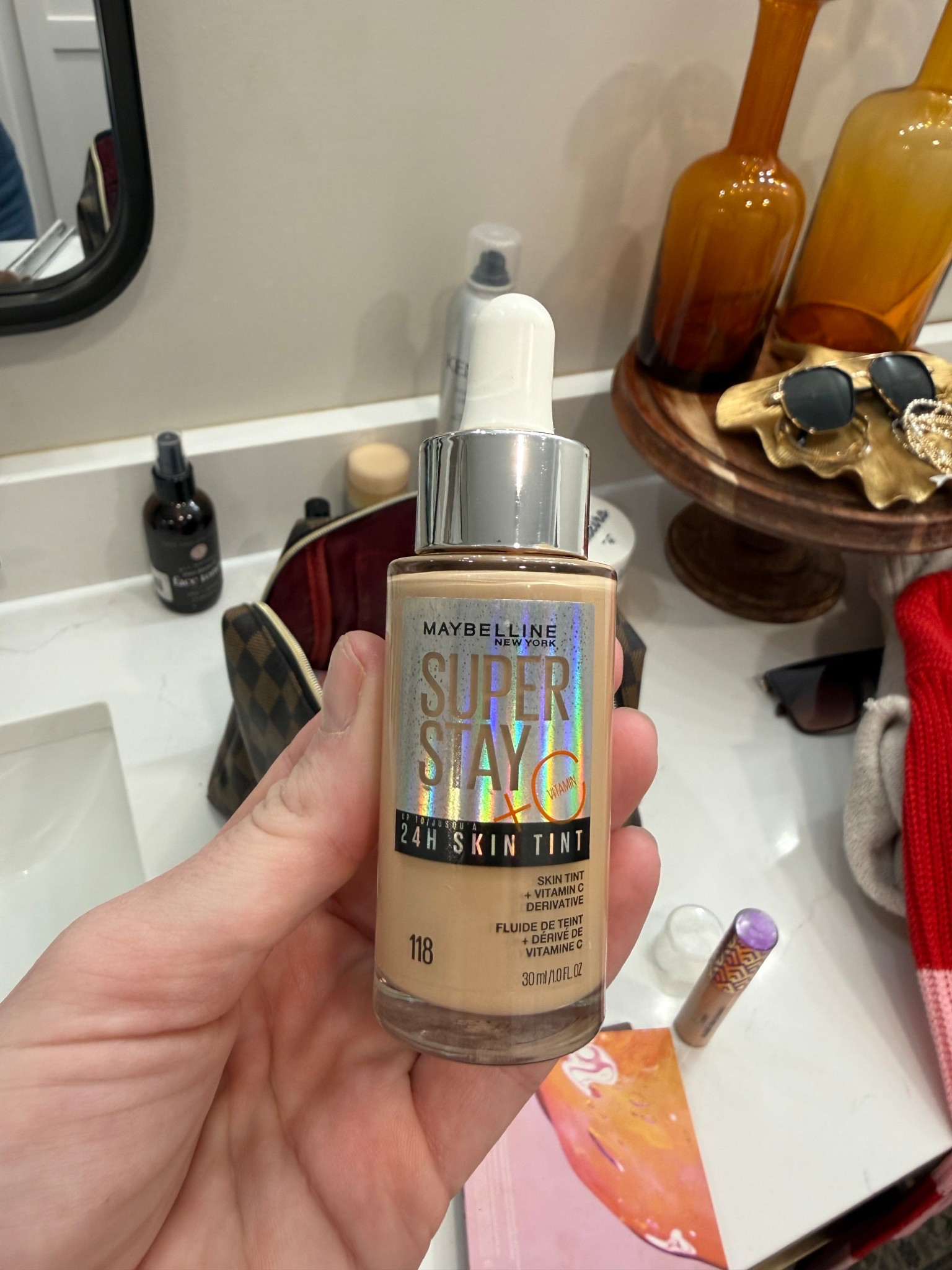 My favorite foundation!! Gives a dewy finish and lasts all day long! Even through a Sunday nap. 🤪😂 

#LTKBeauty #LTKgrwm #LTKmorningroutine