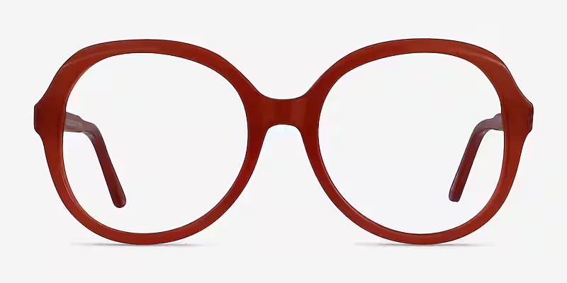 Florescence Round Burgundy Glasses for Women | Eyebuydirect | EyeBuyDirect.com