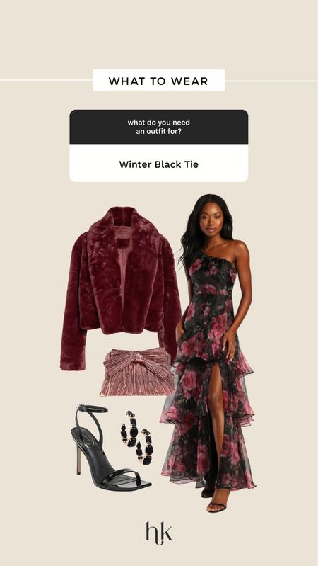 Winter black tie outfit idea 

#LTKHoliday #LTKSeasonal