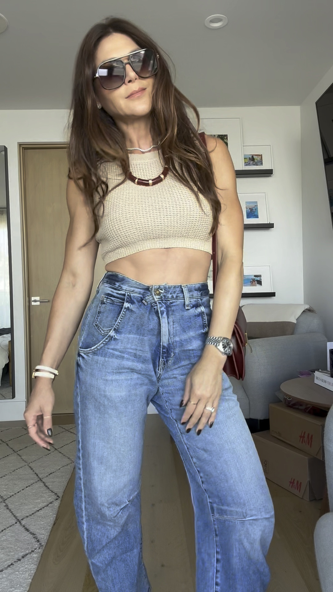 Favorite relaxed jeans
Similar tops linked

#LTKSeasonal #LTKStyleTip