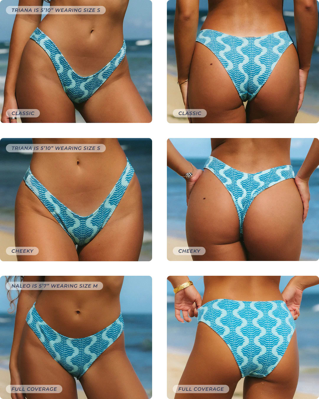 Jungle Ribbed | Bottoms - All Styles | Honey Swim