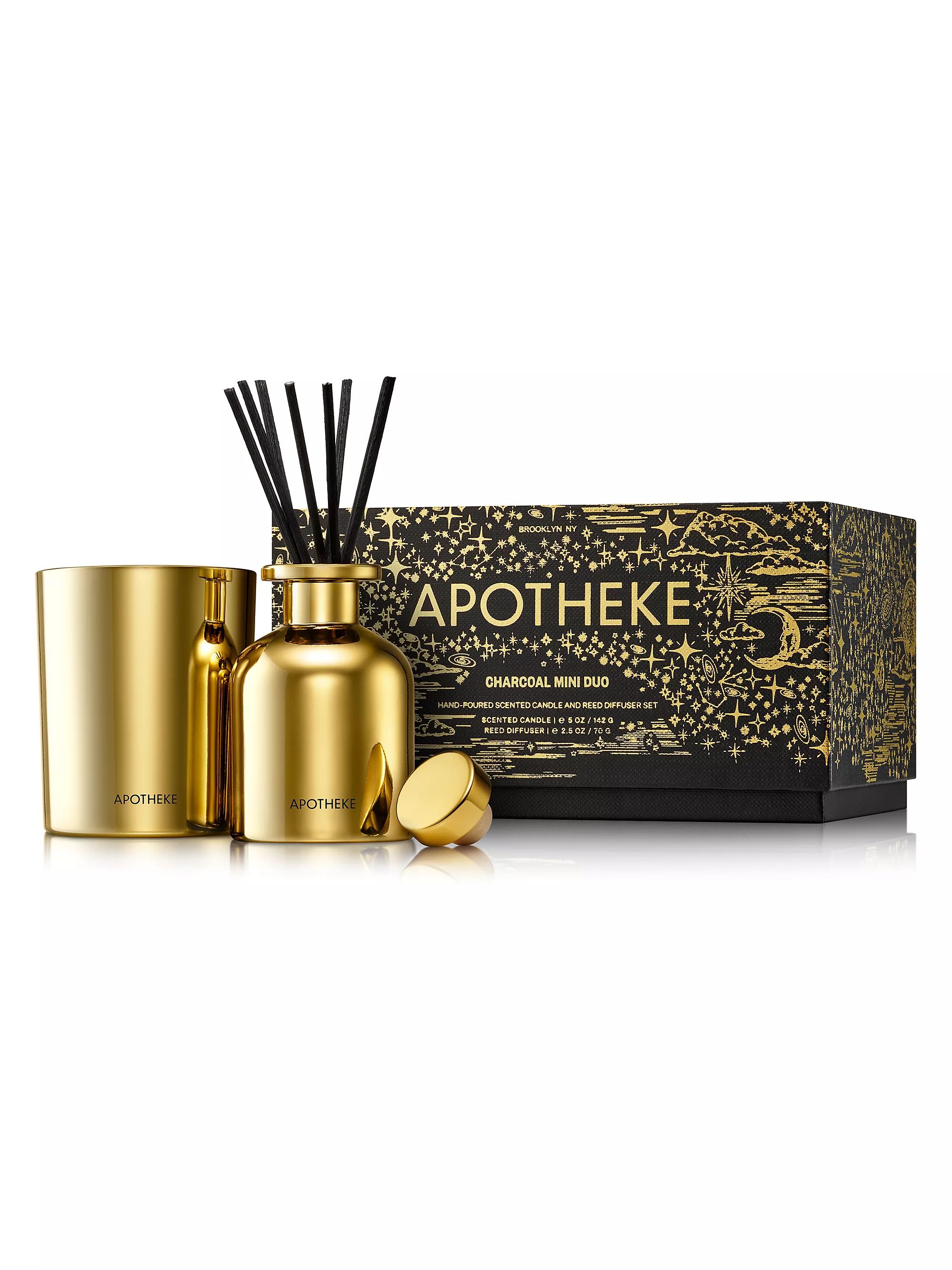 Charcoal Mini Scented Candle & Reed Diffuser Set | Saks Fifth Avenue