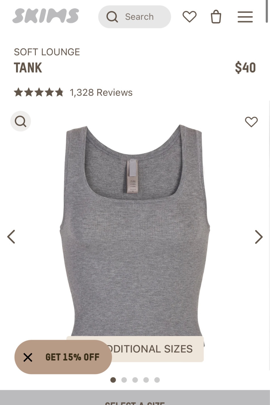 Walmart SKIMS dupe - ribbed tank

#LTKFindsUnder50 #LTKSaleAlert #LTKSeasonal