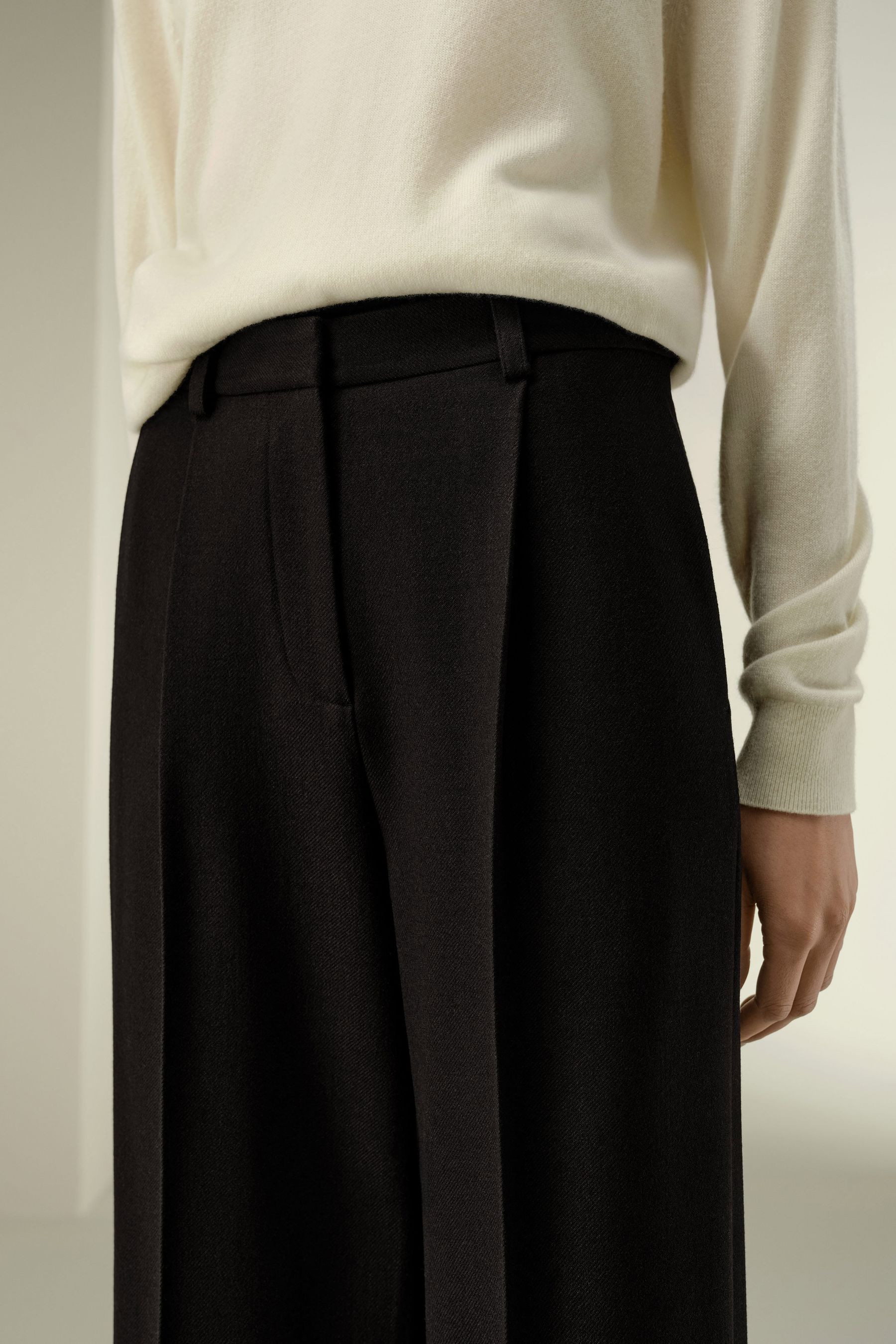 Seiden-Woll Tweed Mix Hose | LILYSILK