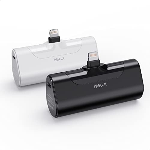 iWALK LinkPod 4 Portable Charger Power Bank 4500mAh 【2 Pack】 Small and Cute Battery Pack Compatible  | Amazon (US)