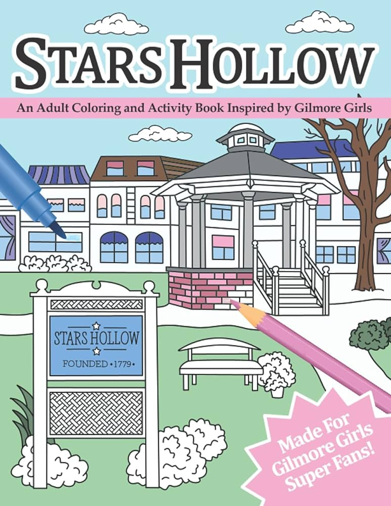 Stars Hollow: An Adult Coloring and Activity Book Inspired by Gilmore Girls | Amazon (US)