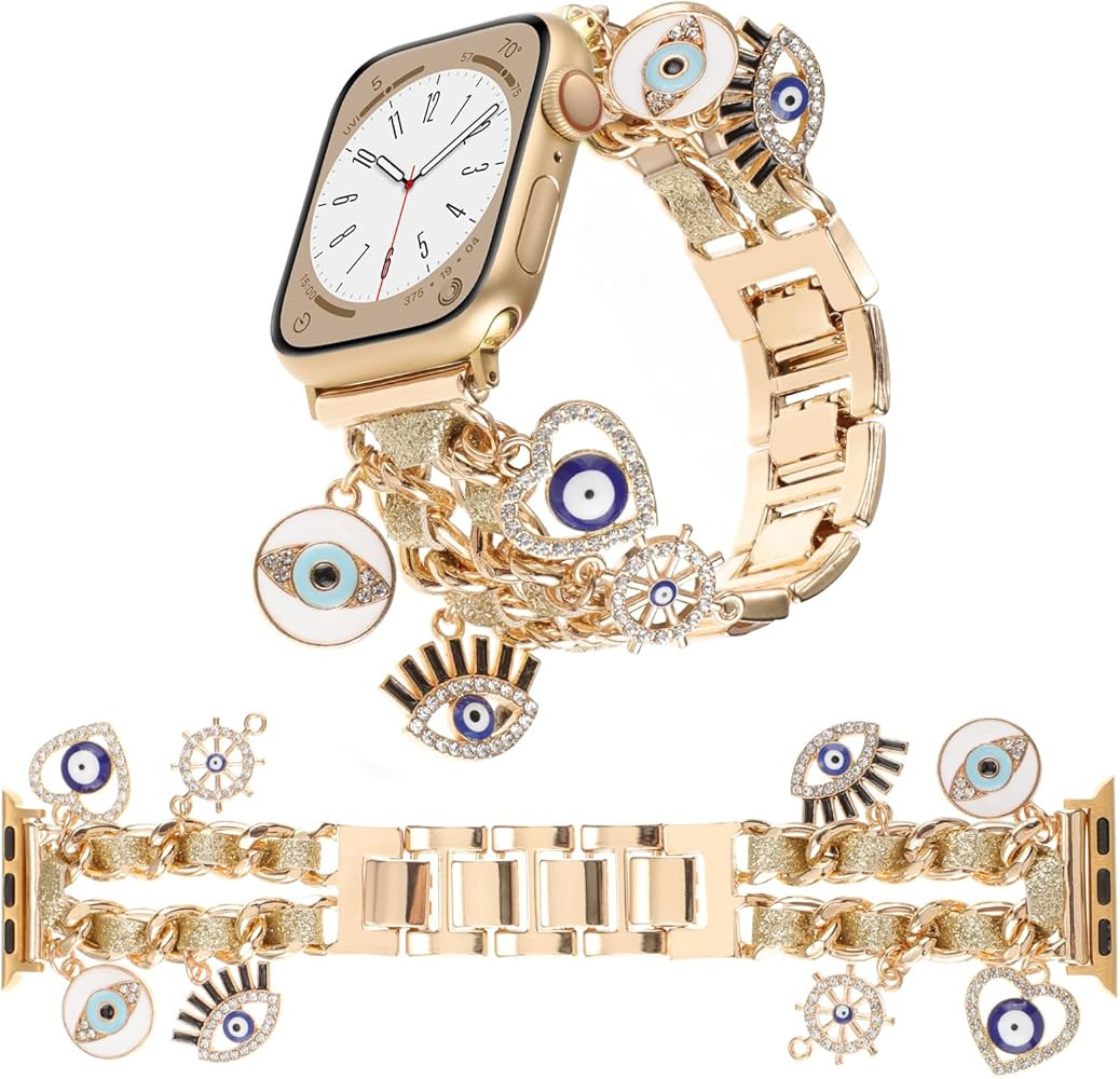 Stylish Wristband Compatible with Apple Watch Bands 38mm 40mm 41mm 42mm 44mm 45mm 49mm 46mm,Repla... | Amazon (US)