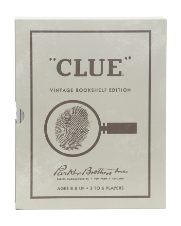 Clue Linen Book Box | TJ Maxx