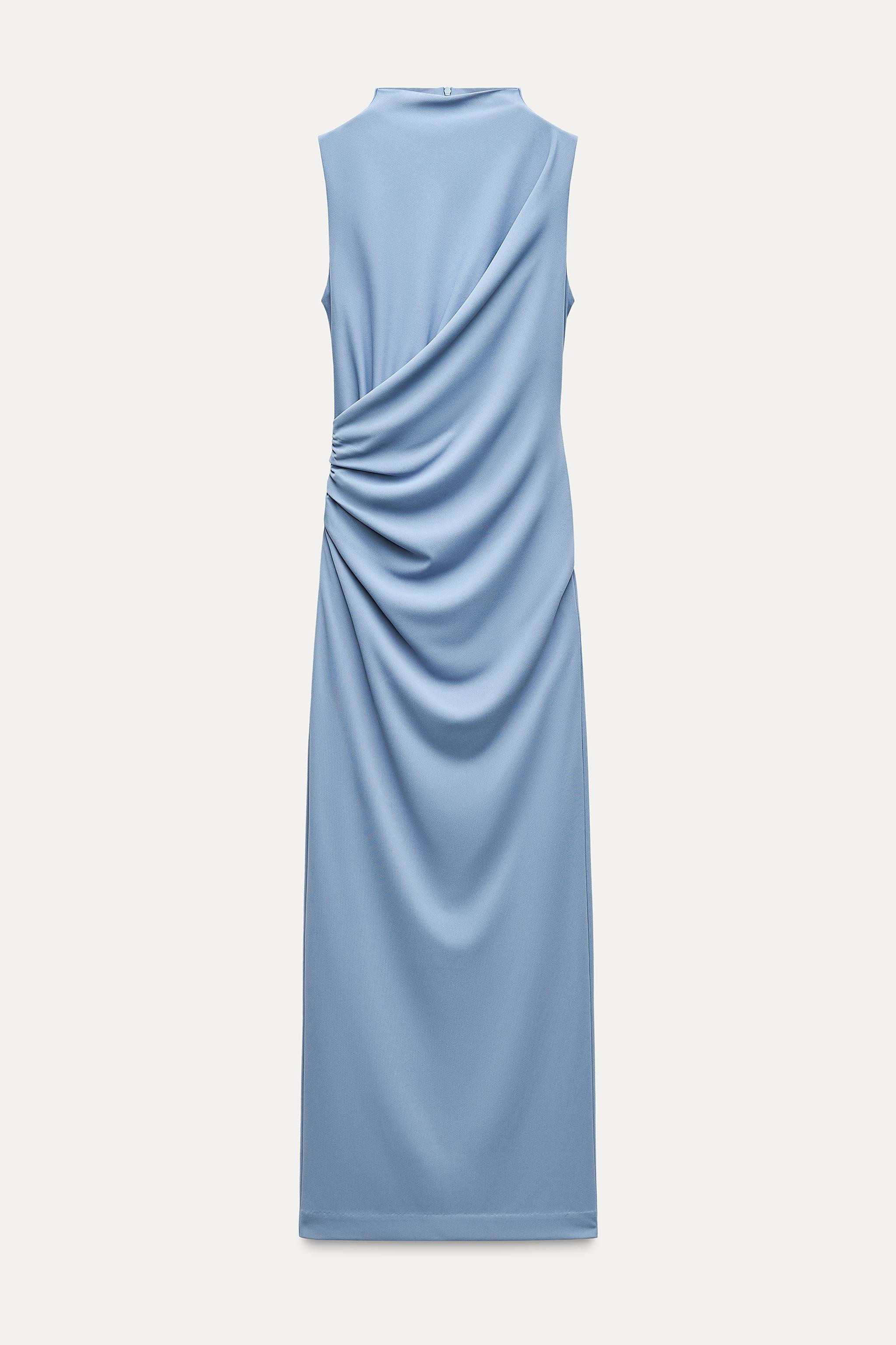 DRAPED MIDI DRESS | Zara US
