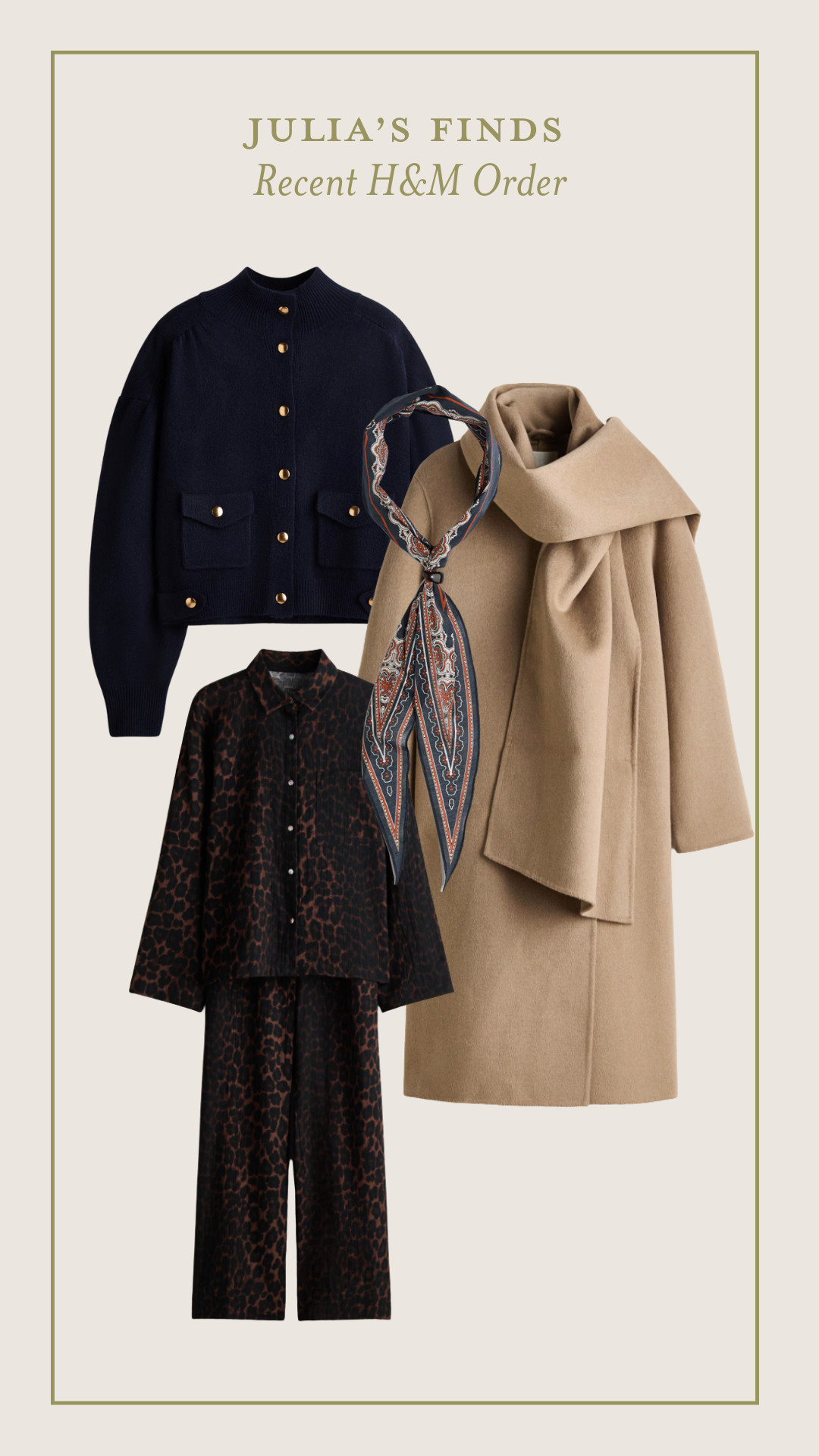 My most recent H&M Order! 

 