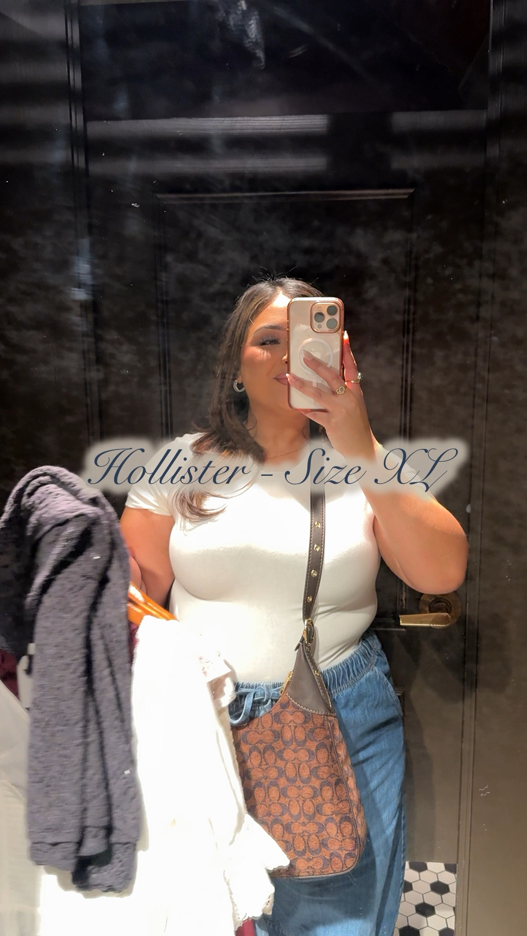 I tried it all on in an XL 🤍

#LTKPlusSize