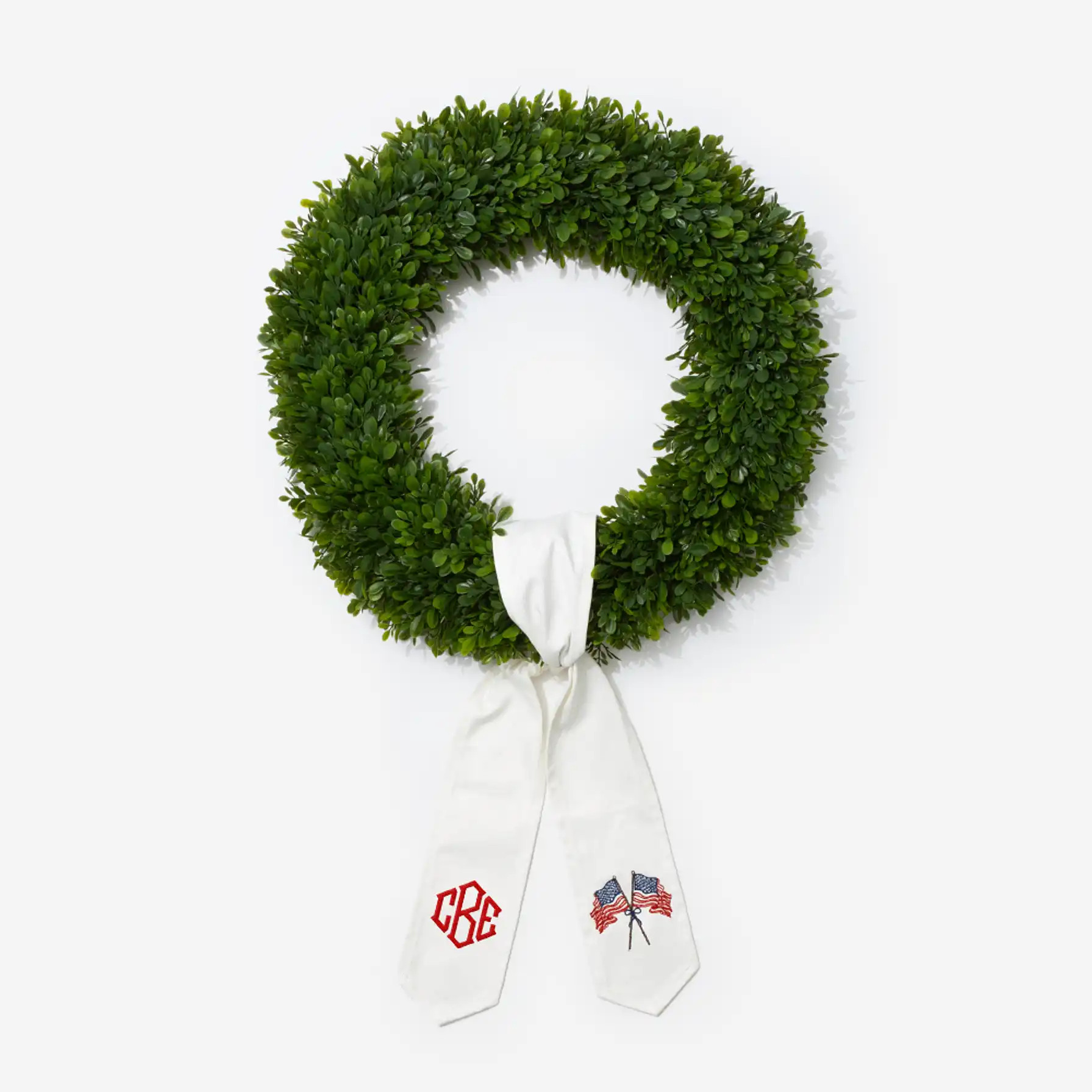Personalized America Wreath Sash | Marleylilly