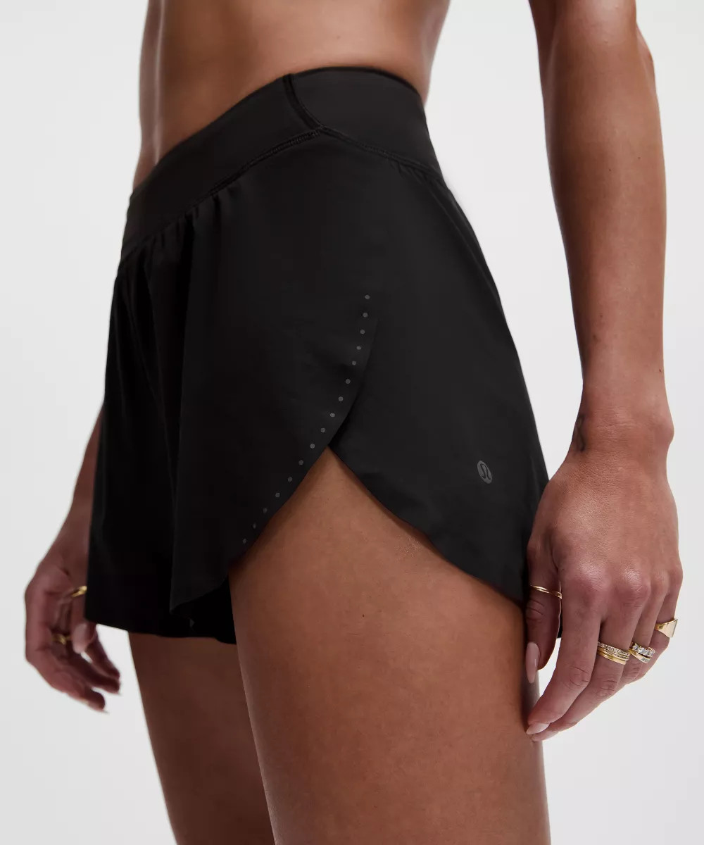 Fast and Free High-Rise Classic-Fit Split Short 3" | lululemon UK