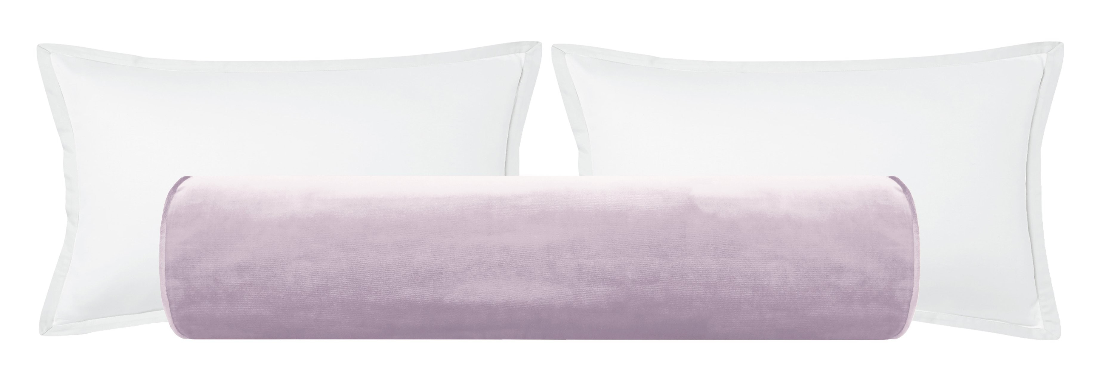 The Bolster :: Faux Silk Velvet // Lavender | LITTLE DESIGN COMPANY