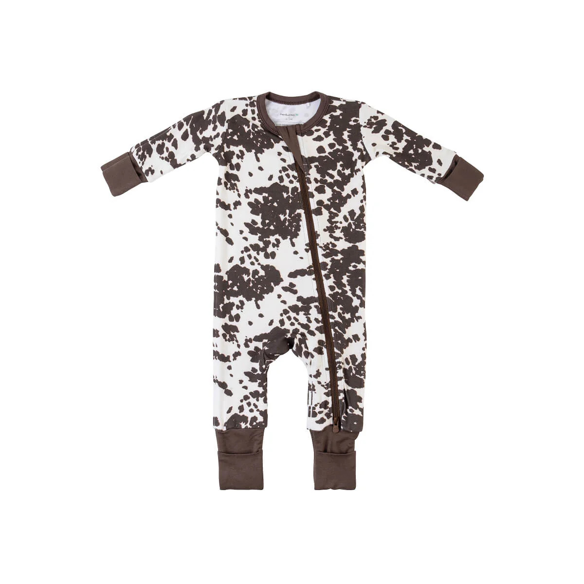 Baby Bamboo Pajamas w/ DreamCuffs® - Ghosts | Dreamland Baby