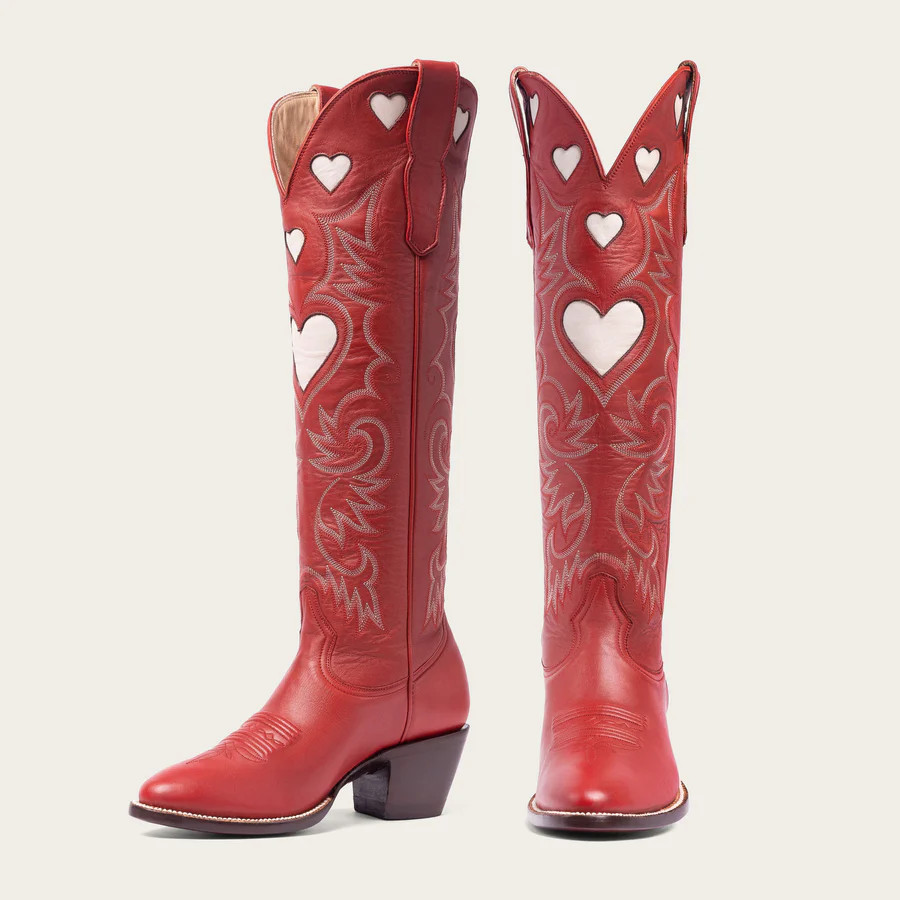 Red & Bone Heart Boot Limited Edition | CITY Boots