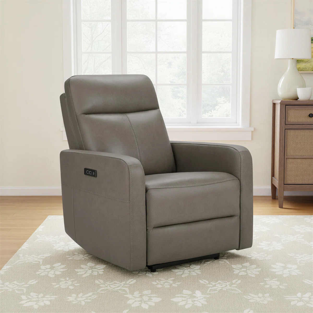 Leena Genuine Leather Power Recliner | Wayfair North America