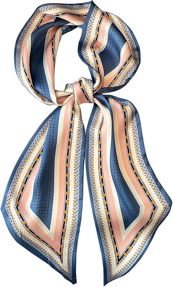 Purse Scarf For Handbags Head Scarves For Women's Hair Bags Scarfs Long Skinny Scarves Fashion Si... | Amazon (US)