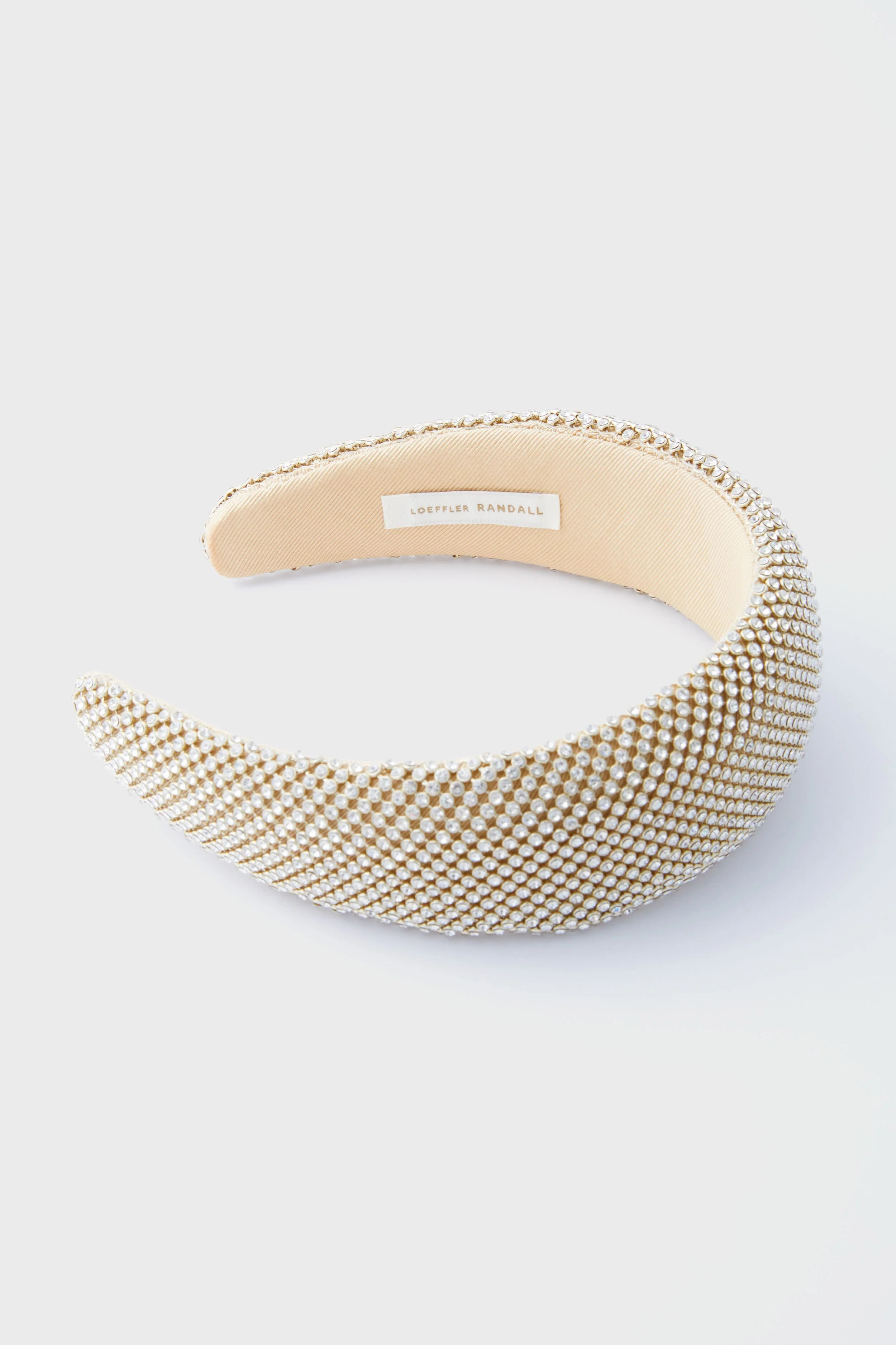 Gold Diamante Bellamy Puffy Headband | Tuckernuck (US)