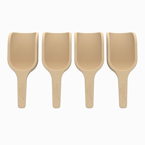 Inspire My Play - 4 x Mini Silicone Scoops - Perfect for Sensory PlayTray - Sensory Bin Accessories - Special Education Classroom Supplies - Montessori Education Toys - Multi-Purpose Shovel - Natural | Amazon (US)