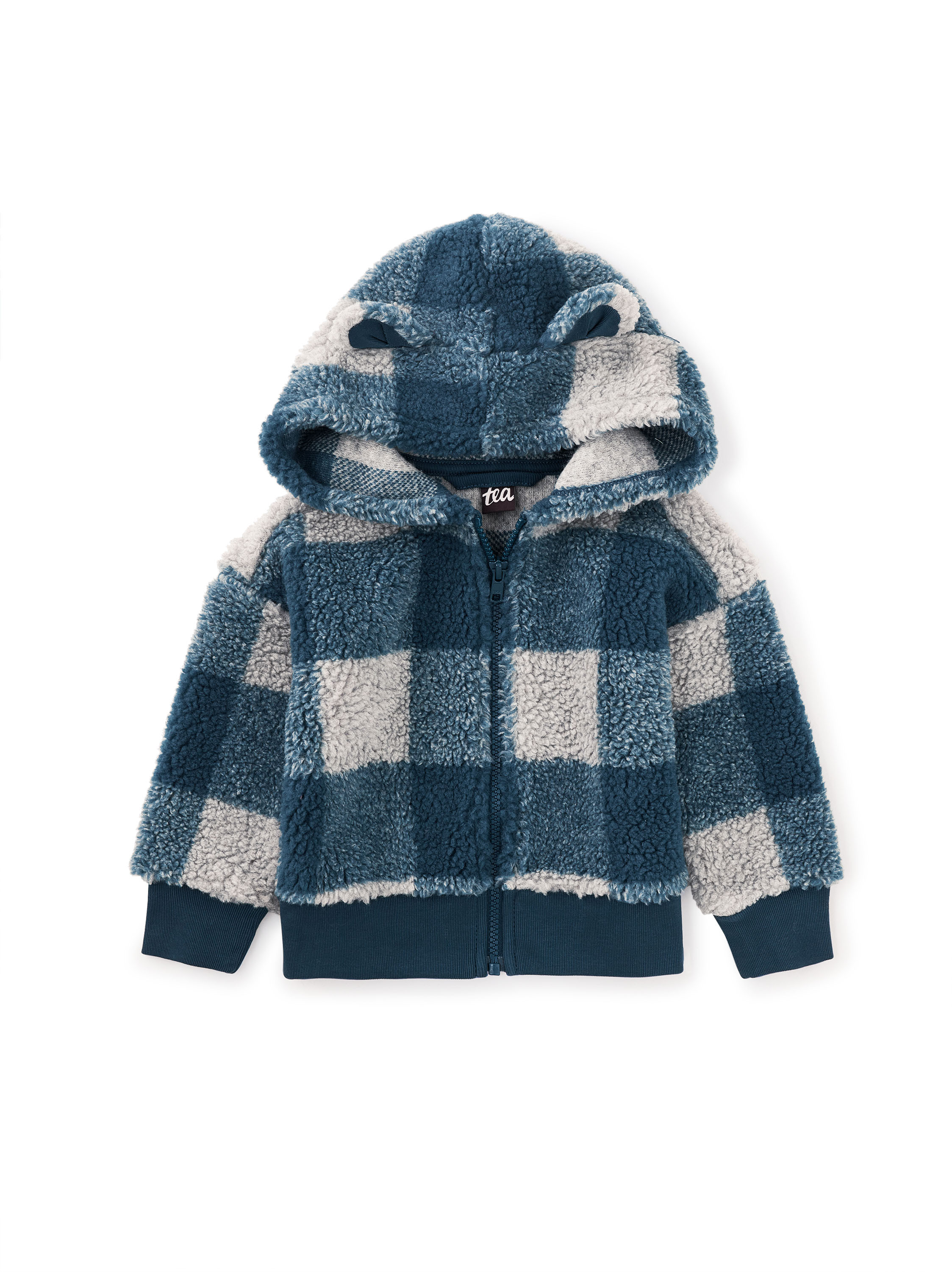 Teddy Fleece Bear Ears Baby Jacket | Tea Collection