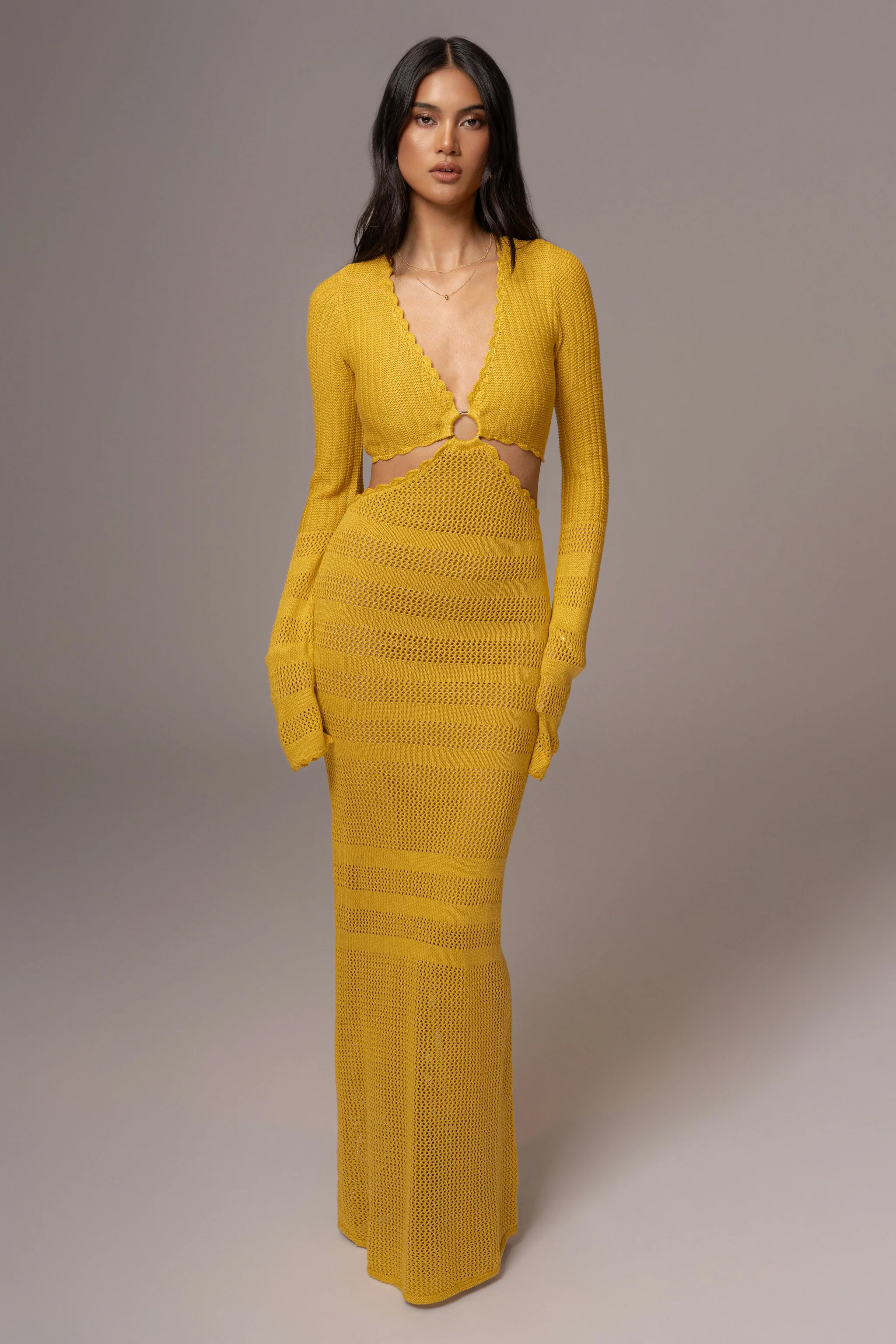 Yellow Blossom Haven Maxi Dress | JLUXLABEL