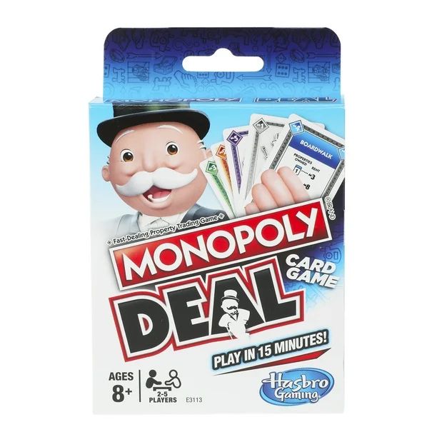 Monopoly Deal Card Game, for 2 to 5 Players, Card Game for Kids Ages 8 and Up - Walmart.com | Walmart (US)