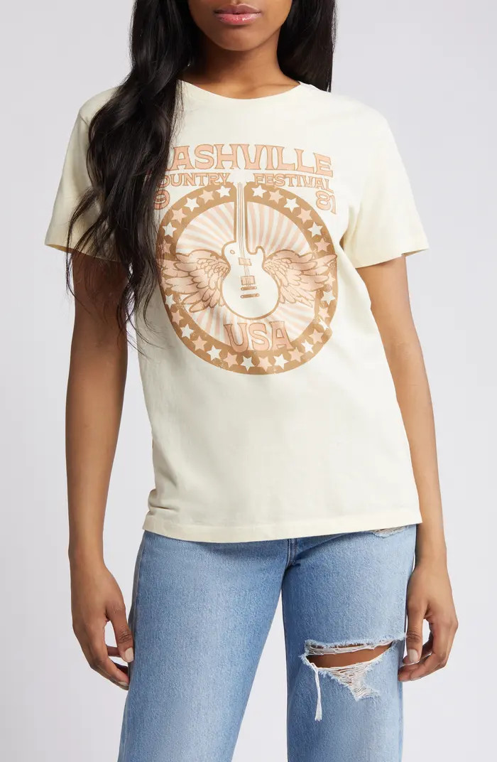 GOLDEN HOUR Nashville Cotton Graphic T-Shirt | Nordstrom | Nordstrom