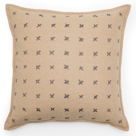 MoDRN Industrial Pick Stitch Decorative Throw Pillow, 20" x 20" | Walmart (US)