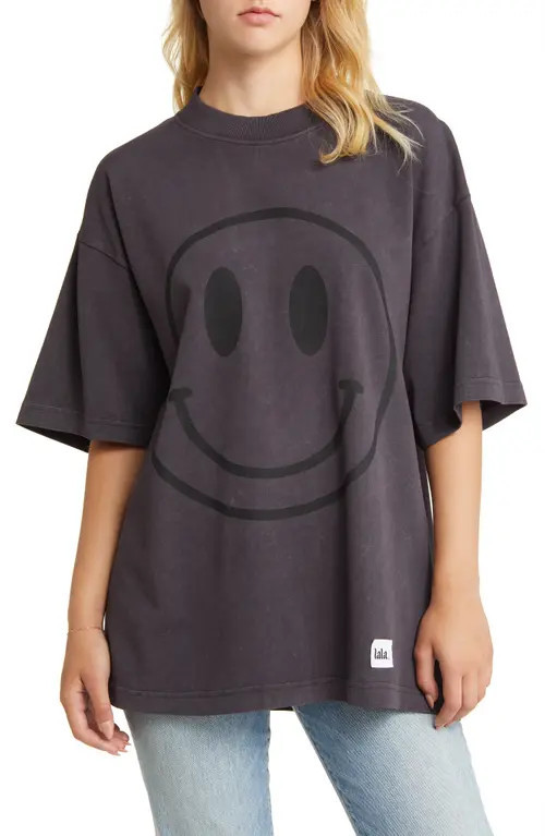 Dressed in Lala The World Needs Your Magic Graphic T-Shirt in Charcoal/Black at Nordstrom, Size Large | Nordstrom