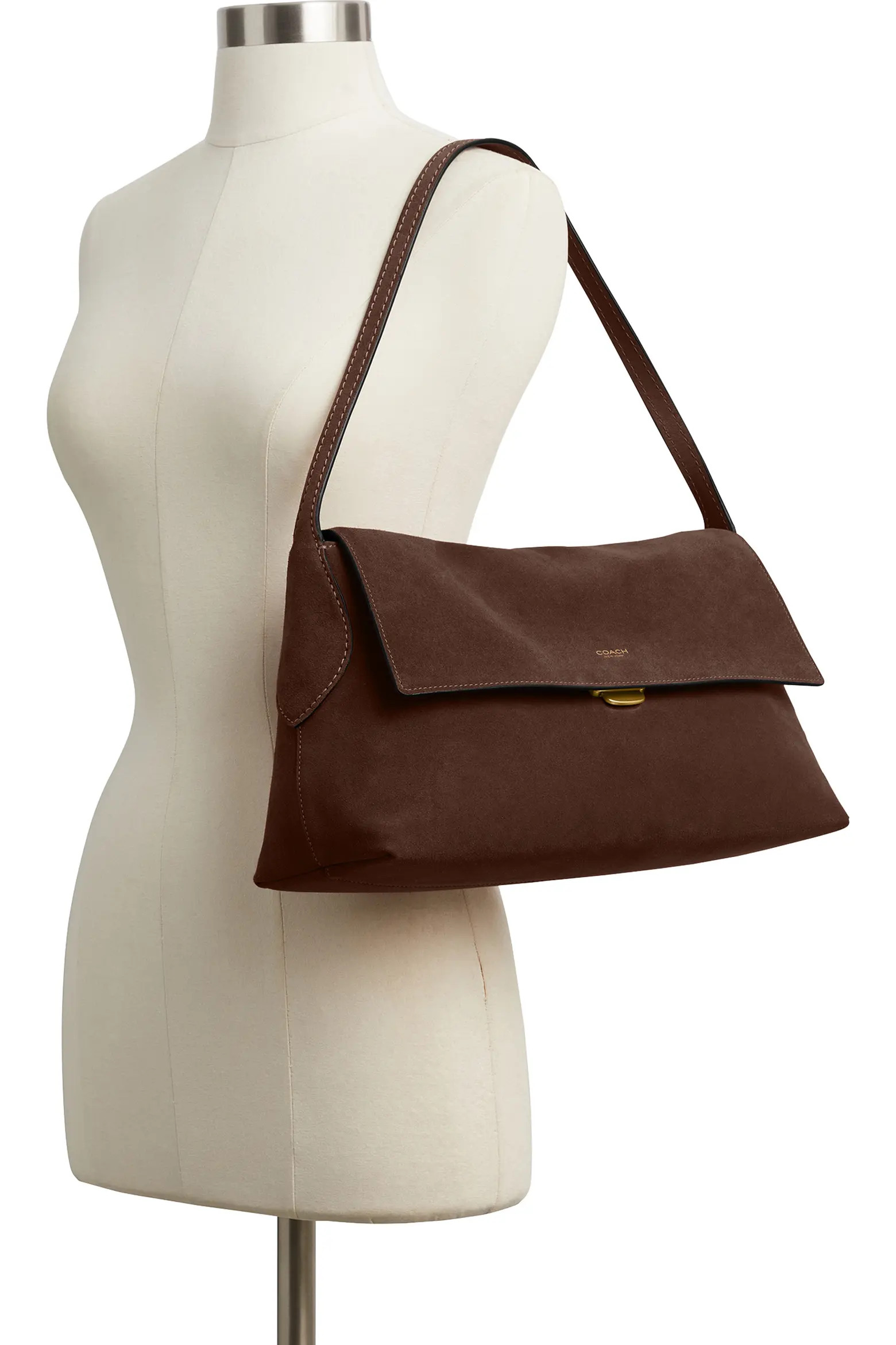 COACH Chelsea 36 Suede Shoulder Bag (Women) | Nordstrom | Nordstrom