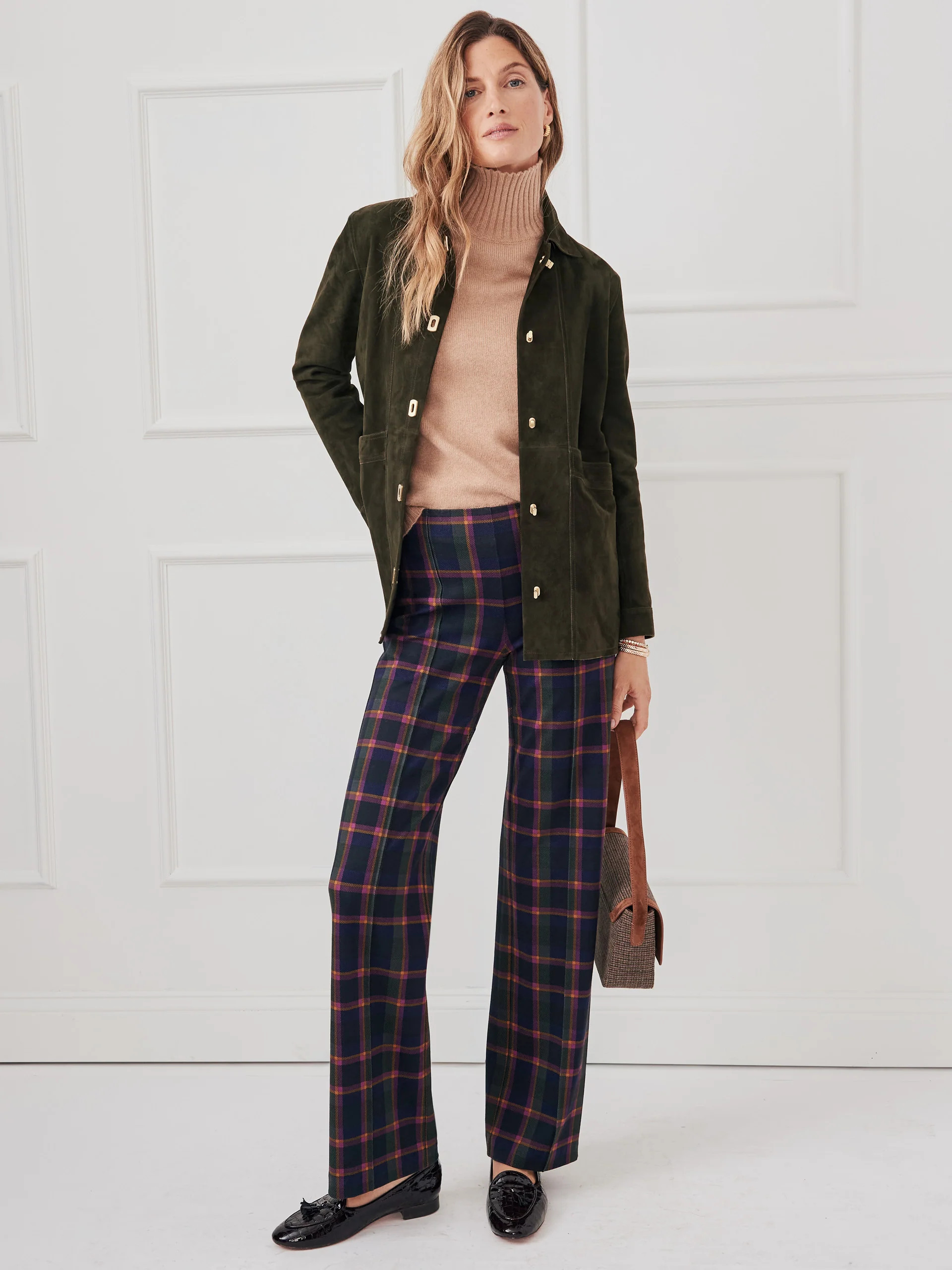 Calder Pants in Stadium Plaid | J.McLaughlin