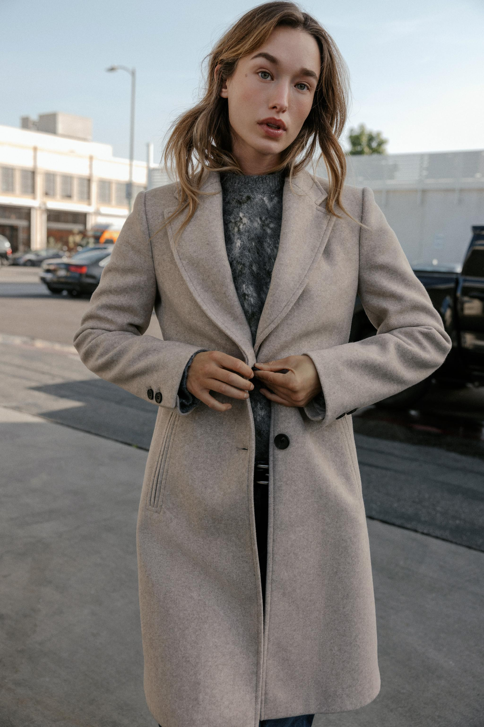 SOFT SHOULDER PAD COAT | Zara US
