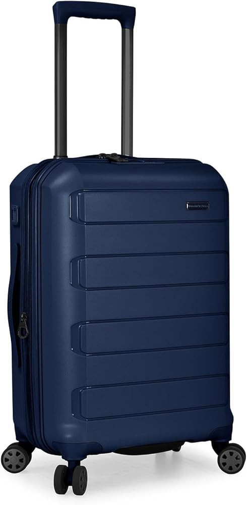 Traveler's Choice Pagosa Indestructible Hardshell Expandable Spinner Luggage, Navy, Carry-on | Amazon (US)