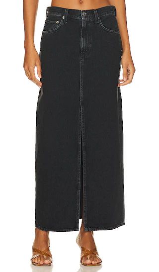 Leif Low Slung Skirt in Spider | Revolve Clothing (Global)