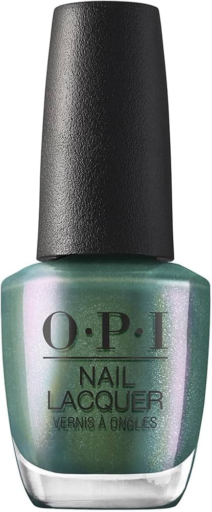 OPI Nail Lacquer, Sheer & Dark Shimmer Finish Green Nail Polish, Up to 7 Days of Wear, Chip Resis... | Amazon (US)