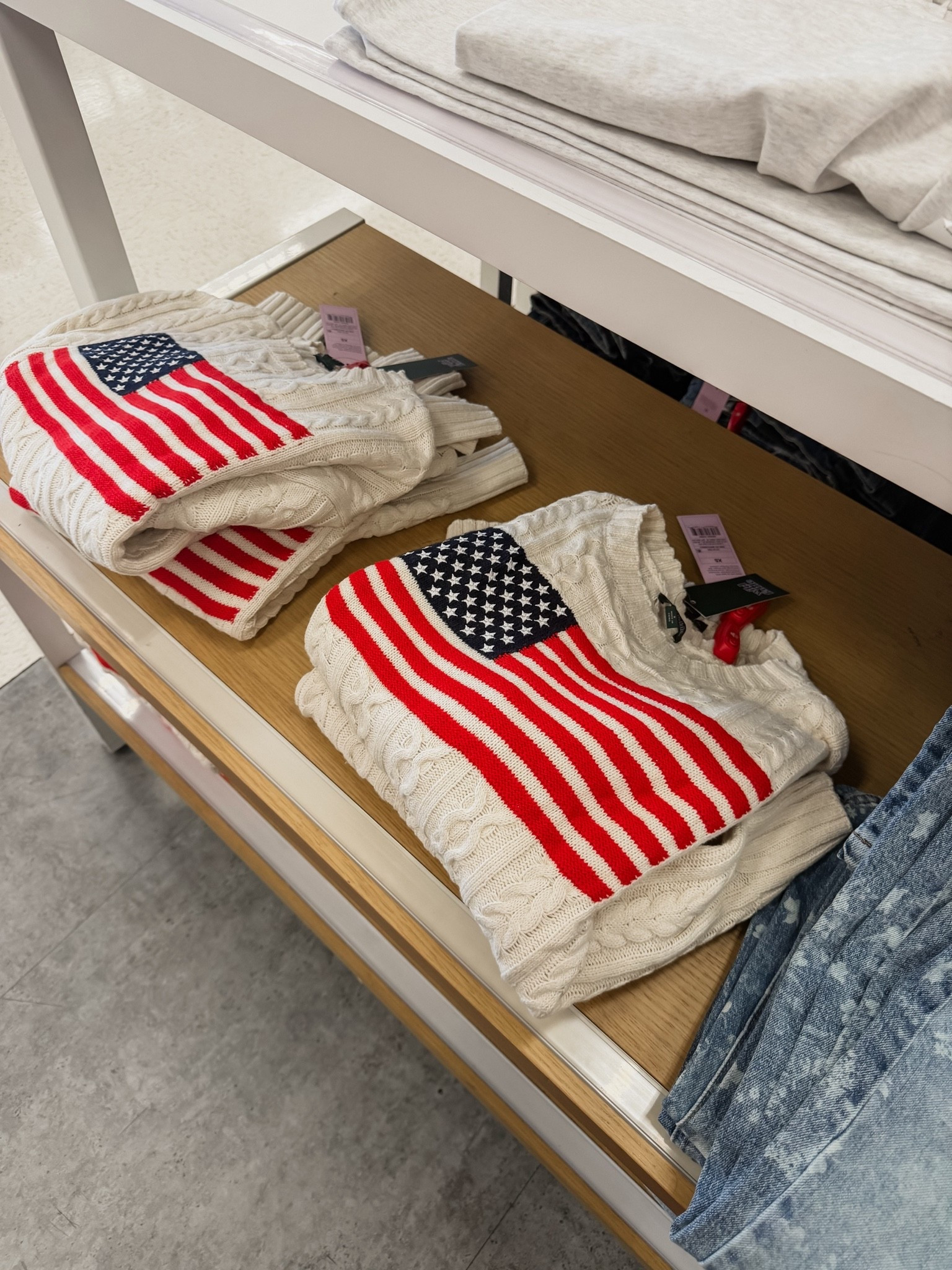 Love this American flag sweater from target!
