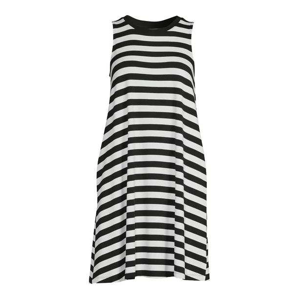 Time and Tru Women's Sleeveless Knit Dress | Walmart (US)