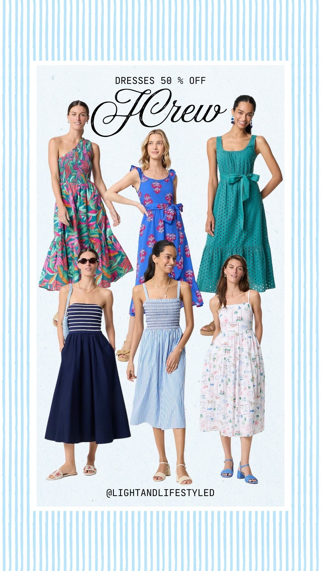 @jcrew factory dresses are 50% off.