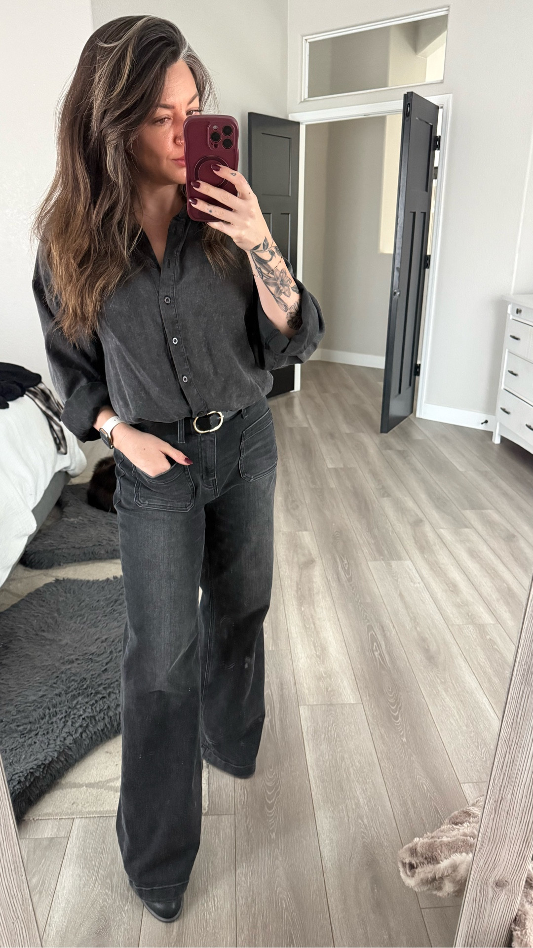 You can never go wrong with blacks and grays, especially as a rainy day outfit! 

#LTKSeasonal #LTKgrwm #LTKootd