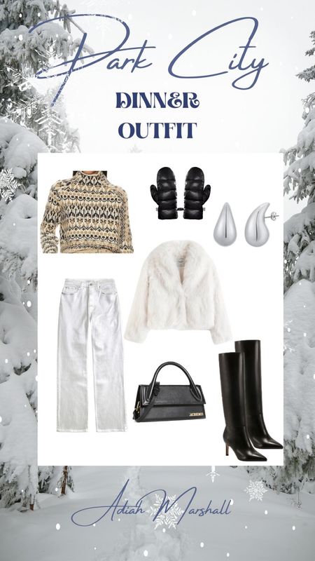 What I’m Wearing To Park City SKI TRIP- Dinner Outfit 

Small in top, small in jacket, TTS in pants, tts in boots

#Skioutfit #Apresskioutfit #Traveloutfit #Winteroutfit
#Datenightoutfit #AdiahMarshall
#Vacationoutfits

#LTKfindsunder100 #LTKSeasonal #LTKstyletip