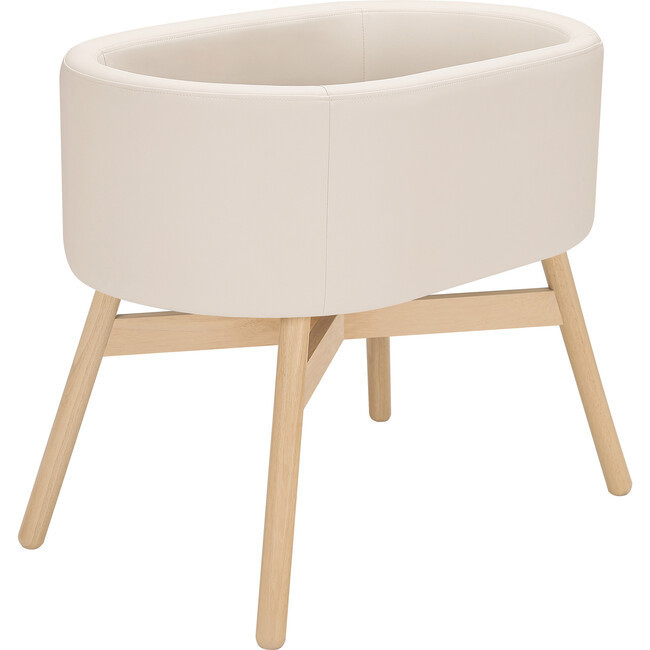 Bassinets | X Gathre Capsule Bassinet, Ivory (Brown, Size Medium) Babyletto | Maisonette | Maisonette