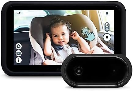 Tiny Traveler 5” HD Touch Screen Baby Car Monitor – Hackproof, No WiFi Baby Camera for Travel... | Amazon (US)