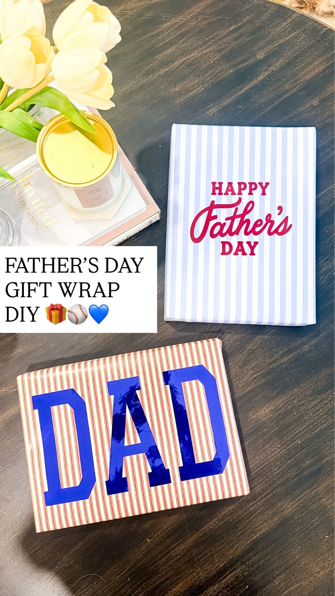 A link to the low tack transfer tape, cricut & other supplies I used to wrap these Father’s Day gifts! 

I linked a few other cute Amazon wrapping paper options as well!

#LTKHome #LTKMens #LTKKids