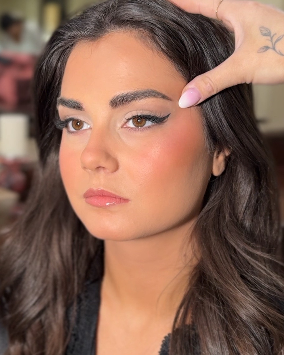 Retro glam on this bridesmaid with a large wing liner, half lashes, & glowing skin! 
FaveProducts Below 



#LTKU #LTKBeauty #LTKWedding